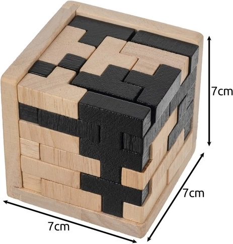 Kompaktne suurus 7 × 7 × 7 cm