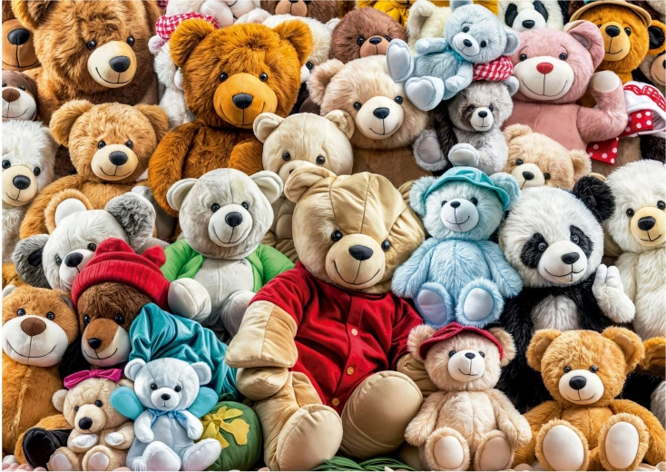 EDUCA puzzle Plush Bears 500 pieces