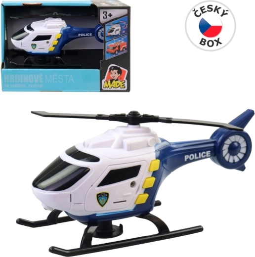 Patareitoitel helikopter valguse ja heliga 16,5 cm