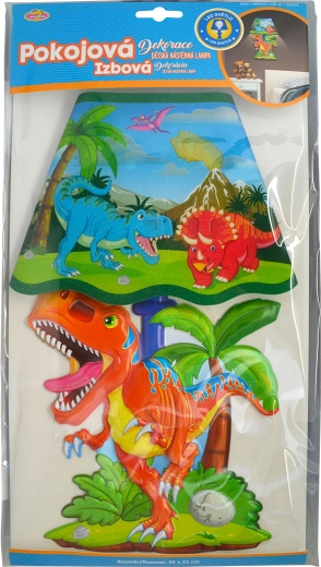 Laste seinapealne 3D-lamp T‑Rex