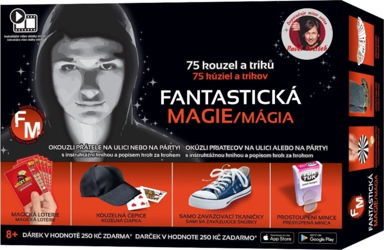 Laste mustakunstikomplekt Fantastiline maagia – 75 trikki