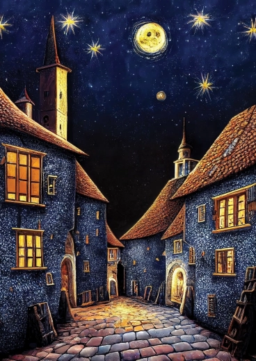 Pusle ART PUZZLE keskaja öö khaanidega 500 tükki