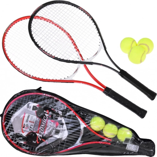 Tennisekomplekt – 2 reketit ja 3 palli koos kotiga