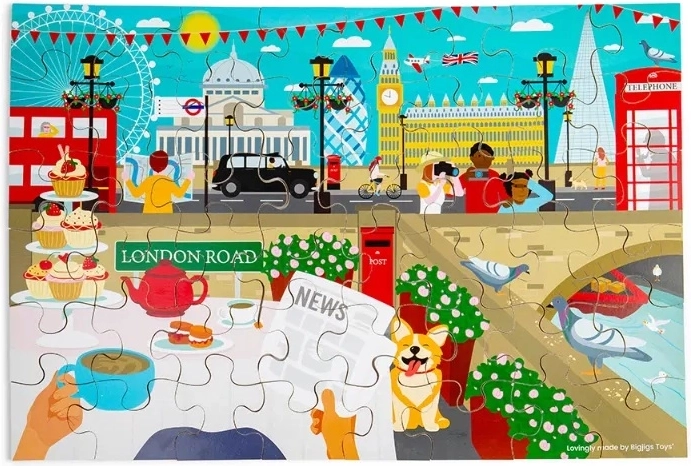 Bigjigs Toys Wooden Puzzle London