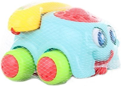 Pull-along phone for kids on wheels