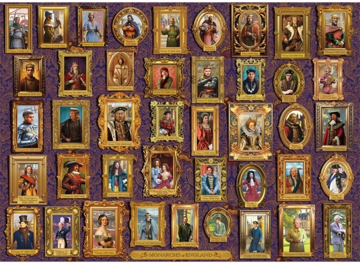 Puzzle English Monarchs 1000 pieces GIBSONS