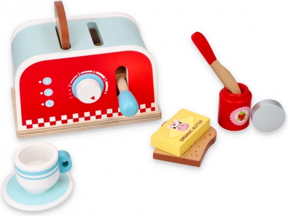 Wooden Pop-Up Toaster for Kids