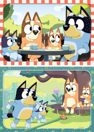 Folding Puzzle Bluey at the Picnic 2x12