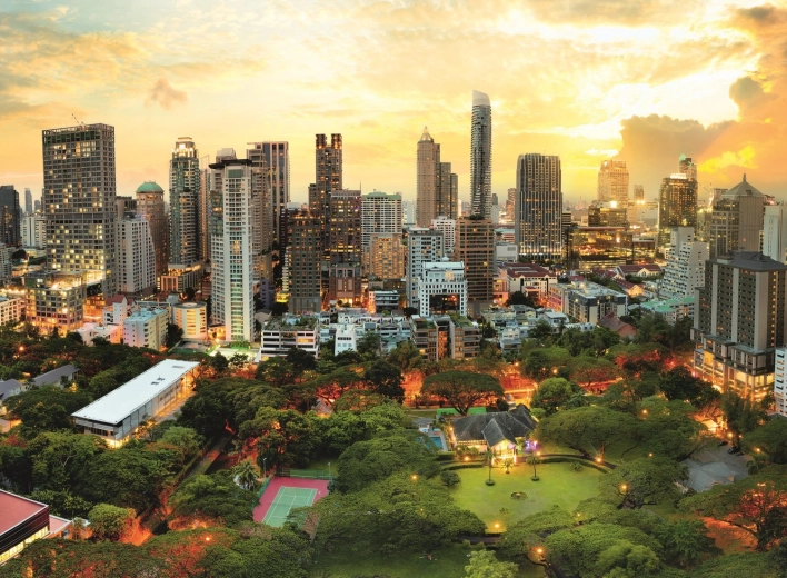 Sunset in Bangkok 3000 Piece Puzzle