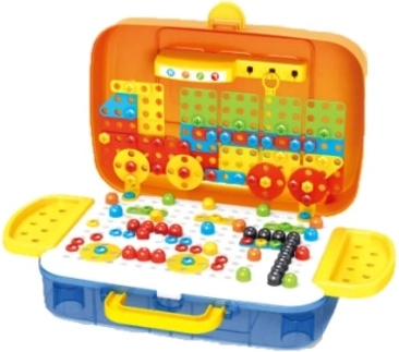 Wheeled case for easy carrying and tidying up