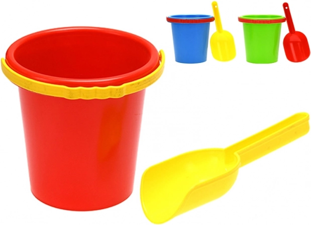 Liivakomplekt 14 cm ämbriga ja kühvliga