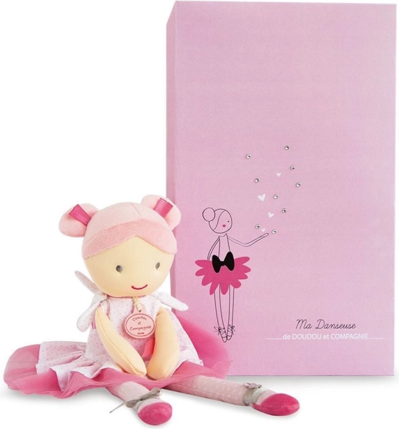 Doudou Jolijou Lily Rose Ballerina Doll 36 cm