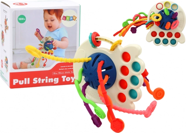 Colorful Sensory Toy Octopus Teether for Children