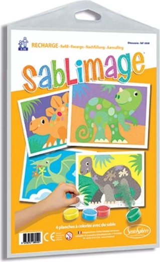 Sentosphere Sablimage set of sand pictures – dinosaurs
