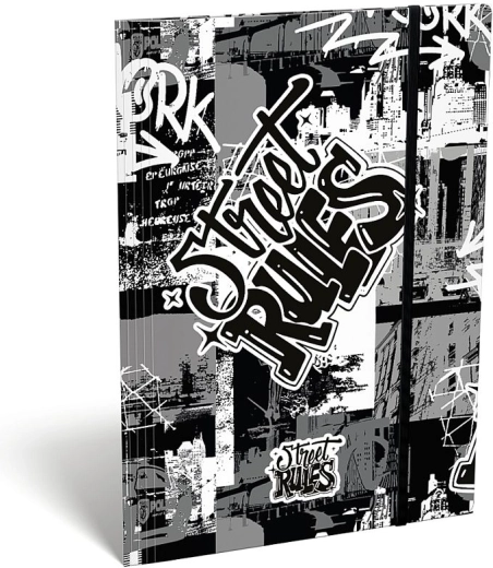 LizzyCard kirjutusmapid A4 Street Rules