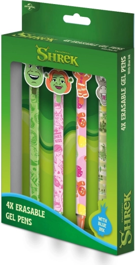 Shreki kustutatavate geelpliiatsite komplekt, 4 tk