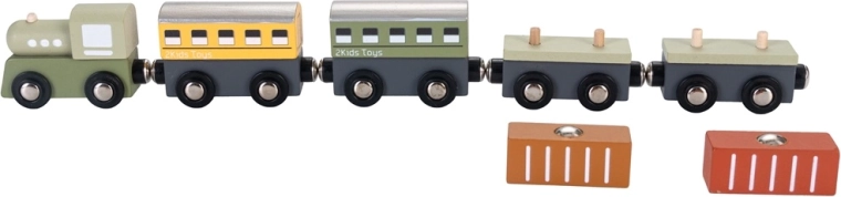 Magnetic coupling for easy assembly