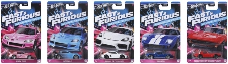 Hot Wheelsi temaatilised autokesed Kiired ja vihased 1:64