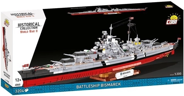 BISMARCK Battleship Building Kit 1:300 – 3204 pieces