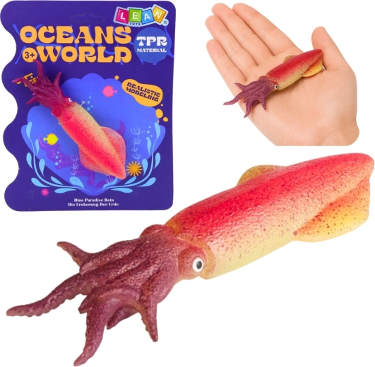 Realistlik kummist kalmaari figuur 14 cm