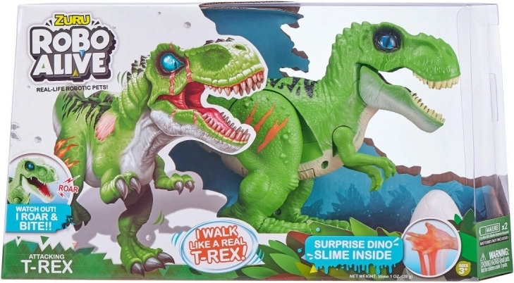 ZURU Robo Alive Attacking T‑Rex – interactive dinosaur with sounds