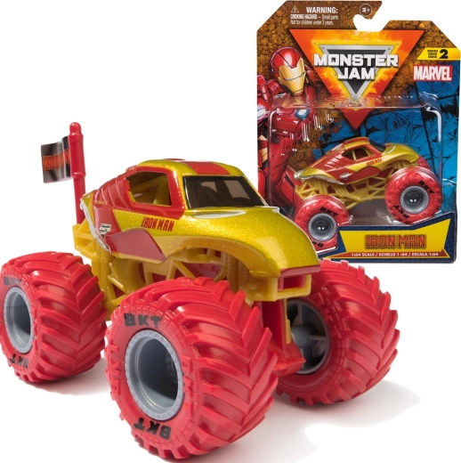 Spin Master Monster Jam Marvel Iron Mani monster truck 1:64
