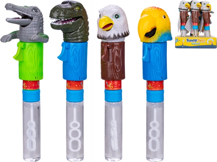 Bubble Blower with Animal Opening Mouth, 23 cm