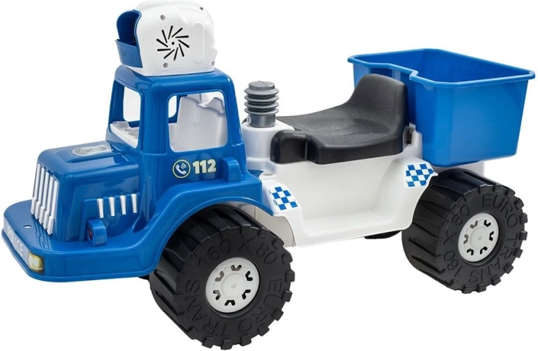 Children's Police Ride-On with Bubble Maker BAYO 70 cm