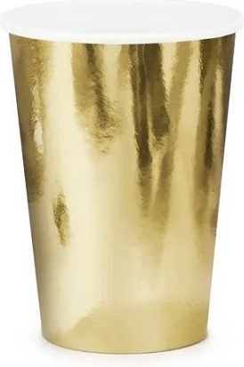 Kuldsed ühekordsed topsid 220 ml