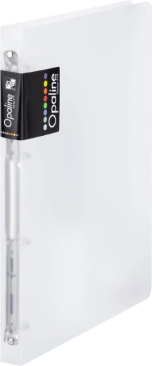 A4 Ring Binder in Polypropylene, Clear