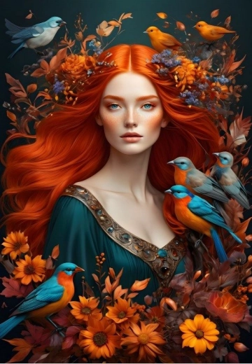 Puzzle BLUEBIRD Flora 1000 tükki