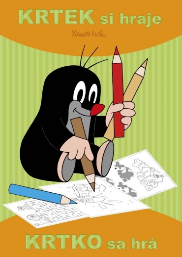 Värviraamat Krtek mängib A4