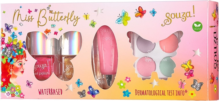 Souza laste meigikomplekt Butterfly