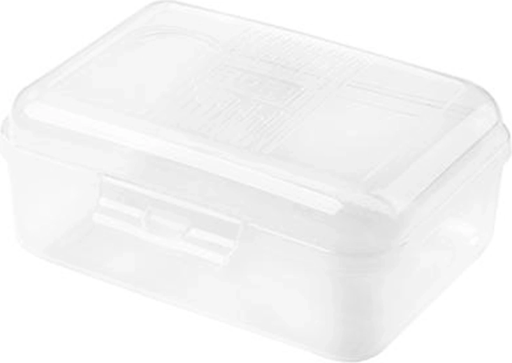 Plastic Lunch Box 18.5 × 14 × 8 cm
