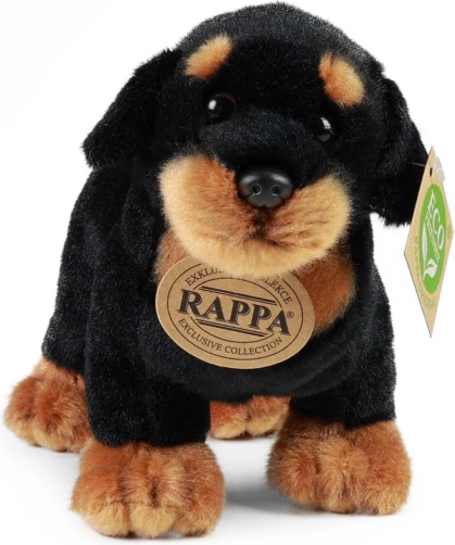 Pehme mängurottweiler seisev 18 cm – keskkonnasõbralik