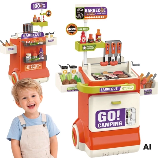 Woopie interaktiivne grillkäru BBQ – 1 tk