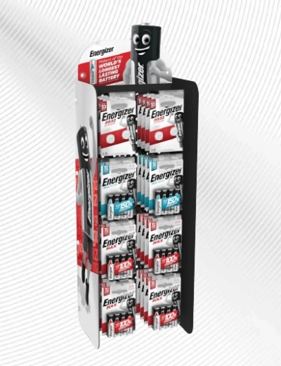 Energizer vertikaalne müügistend magnetkinnitusega 2×4