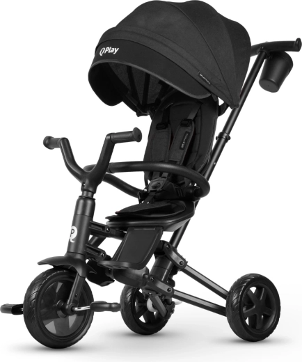 QPlay folding tricycle Nova Niello black