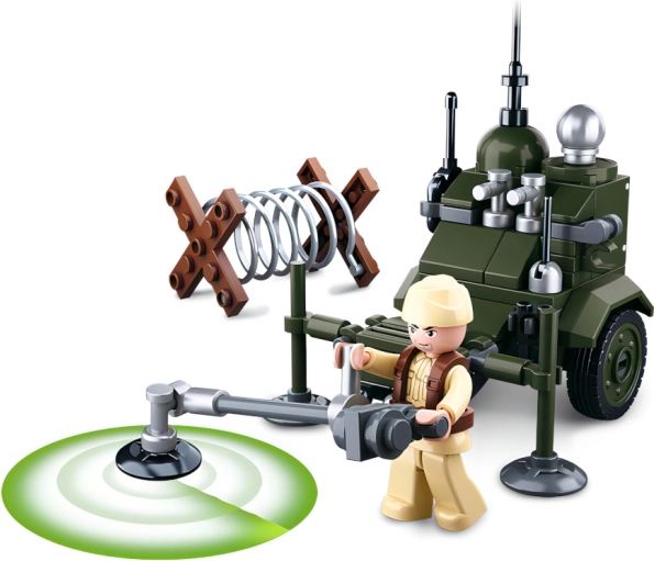 Sluban WWII Mine Detector Building Set