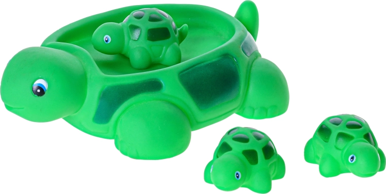 Adorable turtle family for water fun