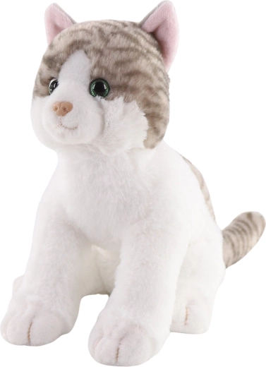 Istuv plüüsist kass 25 cm