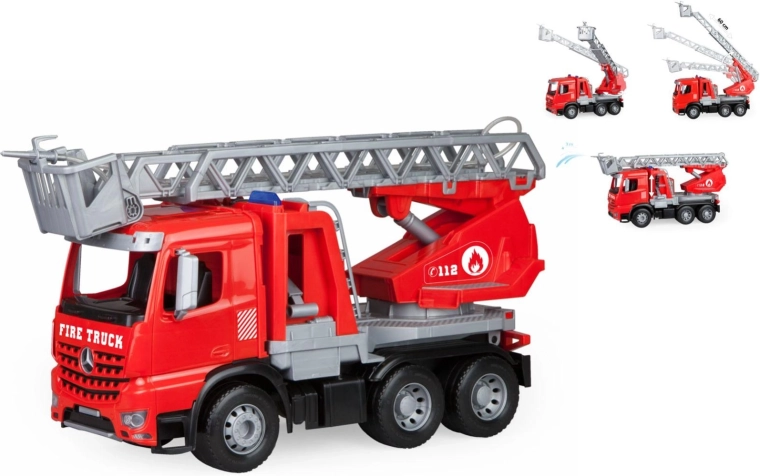 LENA Worxx Mercedes-Benz Arocs fire truck with water cannon