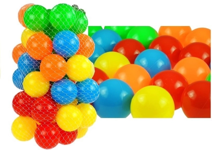 Kuivbasseini pallid võrgus, 50 tk, läbimõõt 7 cm