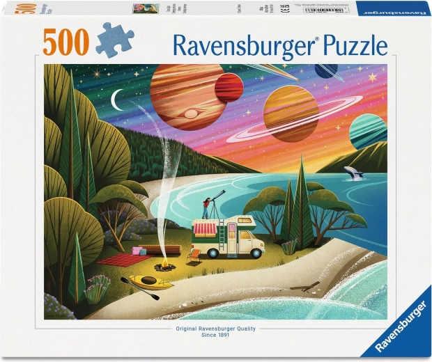 Ravensburger puzzle Camping Under the Starry Sky 500 pieces