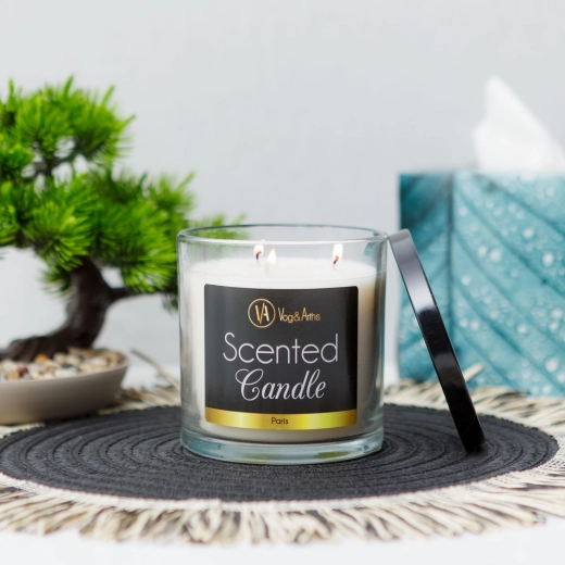 Paris Scented Candle with Coconut Fragrance 350 g