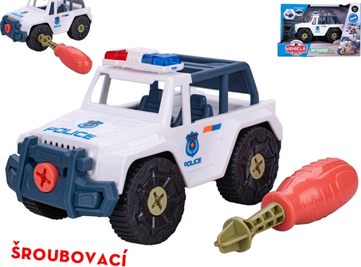 Kruvitav maastiku politseiauto lastele