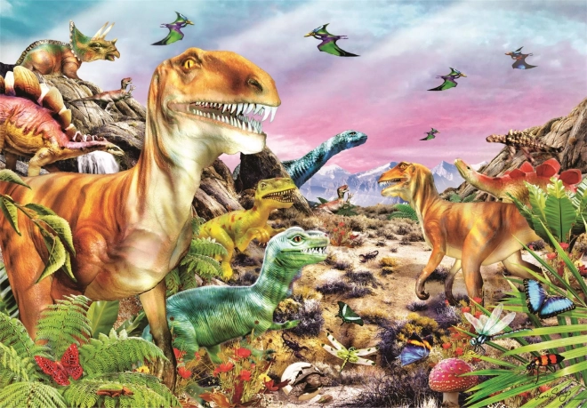 Pusle 104 tükki – dinosauruste maa CLEMENTONI