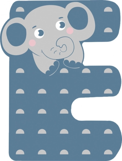 Small foot wooden letter E