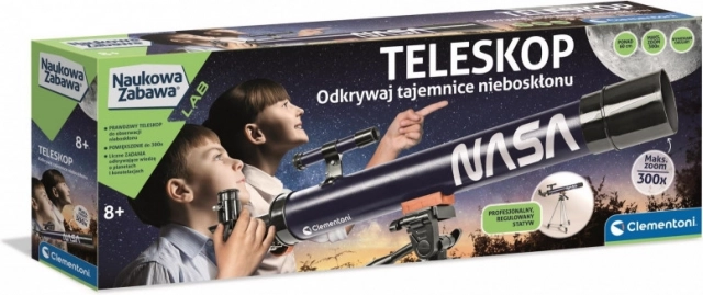 NASA teleskoop 300× suurendusega ja statiiviga