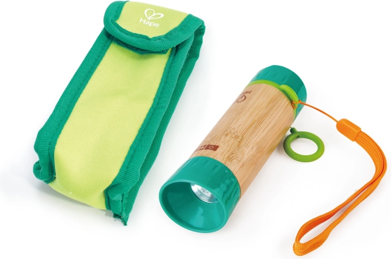Hape Bamboo Hand-Powered Flashlight
